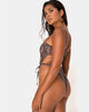 Afbeelding van Hiwa badpak in Snake Taupe