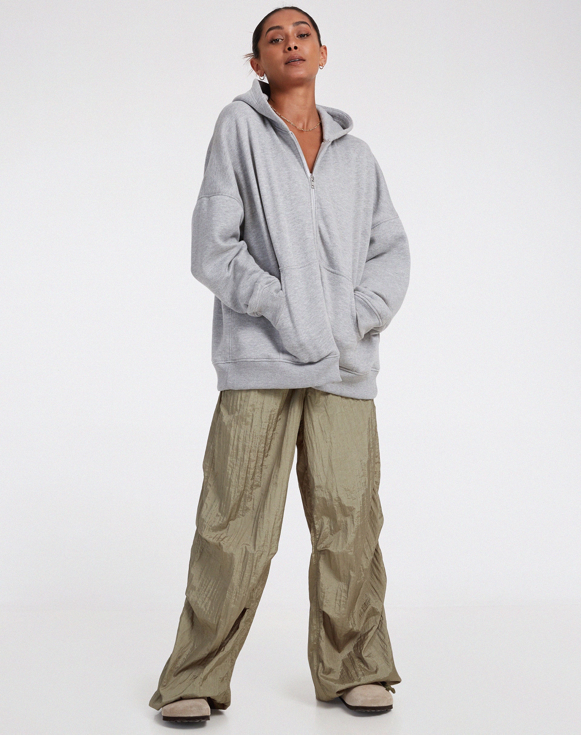 Afbeelding van Hollack Hoodie in Greymarl