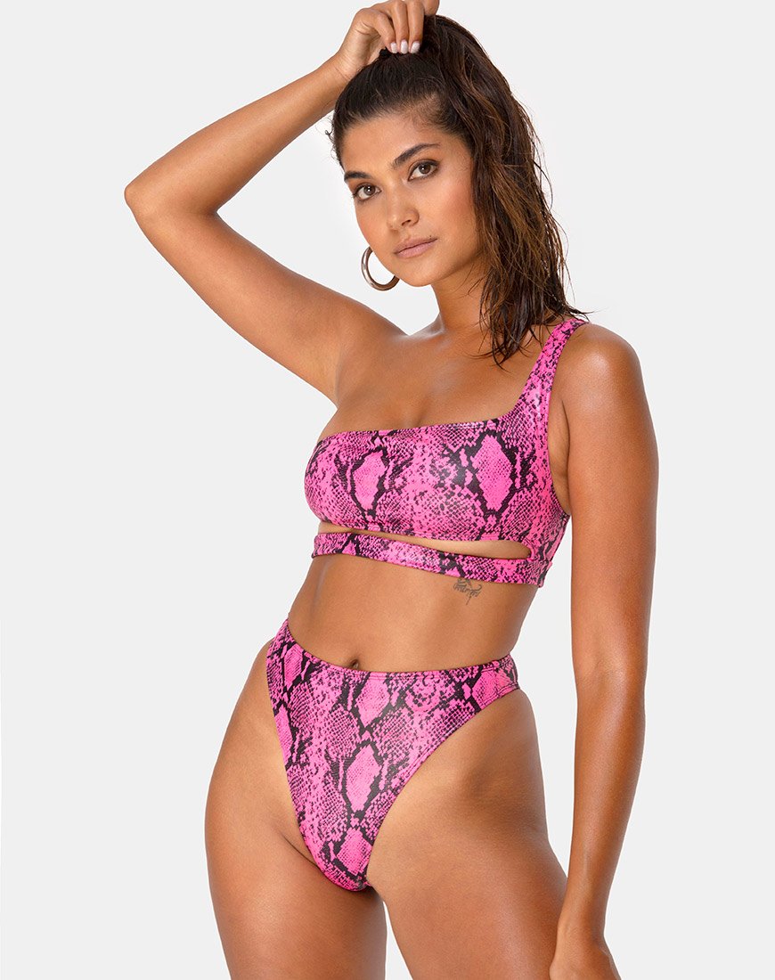 Ledra Bikinitop in Slangenroze