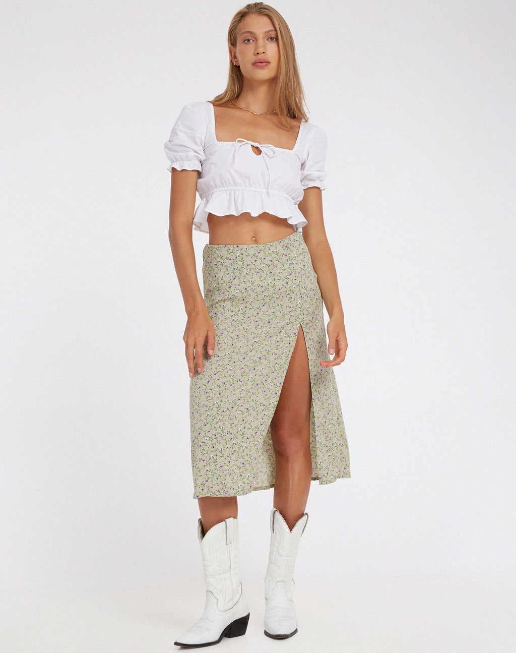 Seko Midi rok in Parma Violet