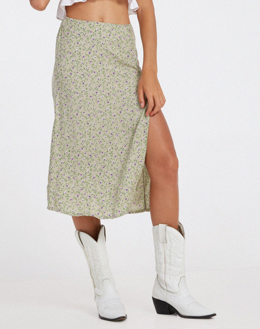 Seko Midi rok in Parma Violet