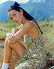 Afbeelding van Enslee Slip Dress in Lente Ditsy Geel