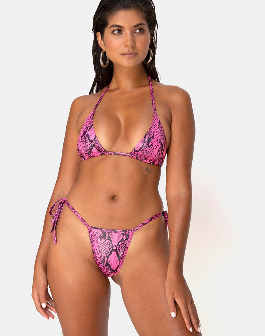 Afbeelding van Talia Bikinitop in Slangenroze