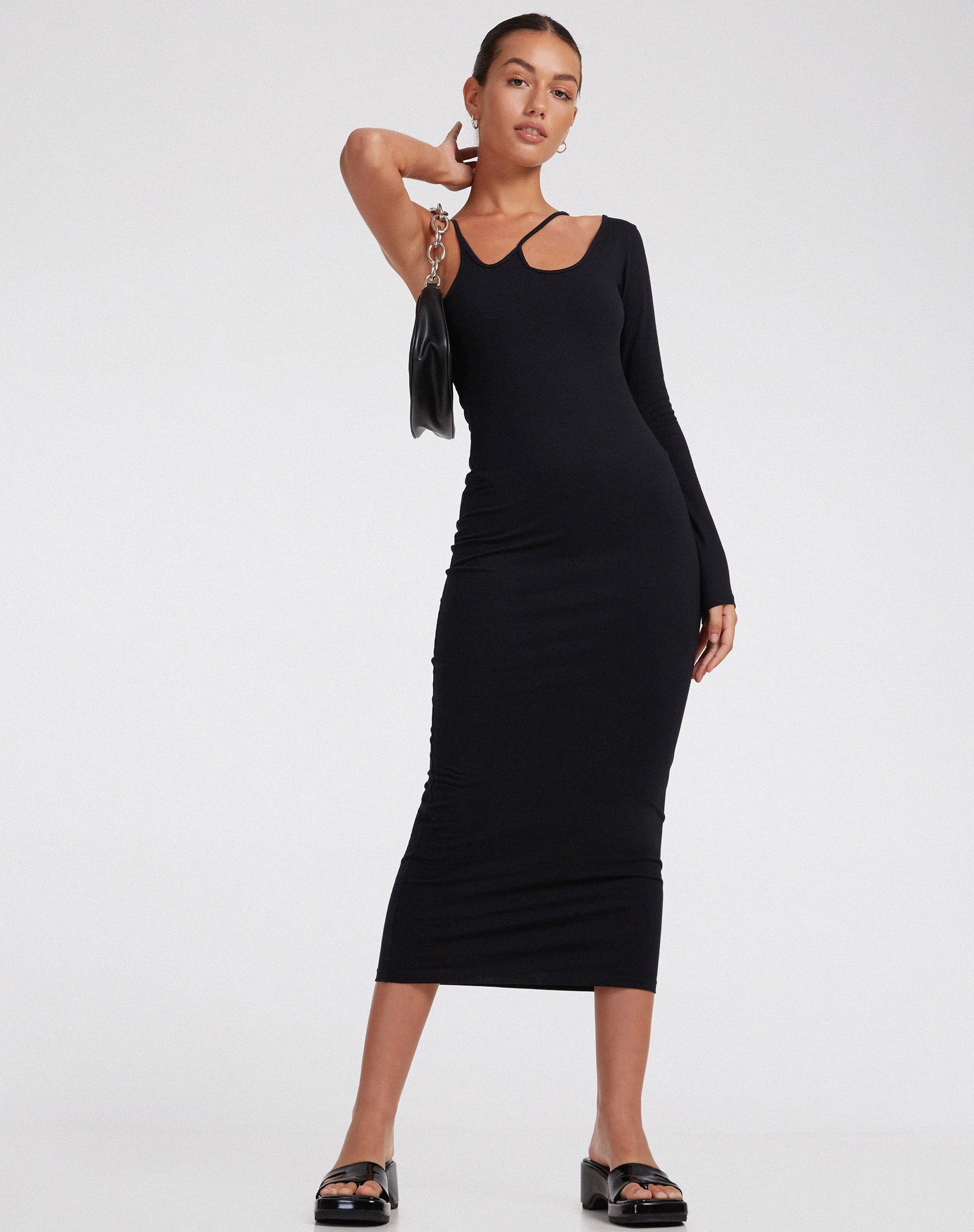 Afbeelding van Umage Maxi Dress in Lycra Zwart