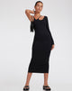 Afbeelding van Umage Maxi Dress in Lycra Zwart