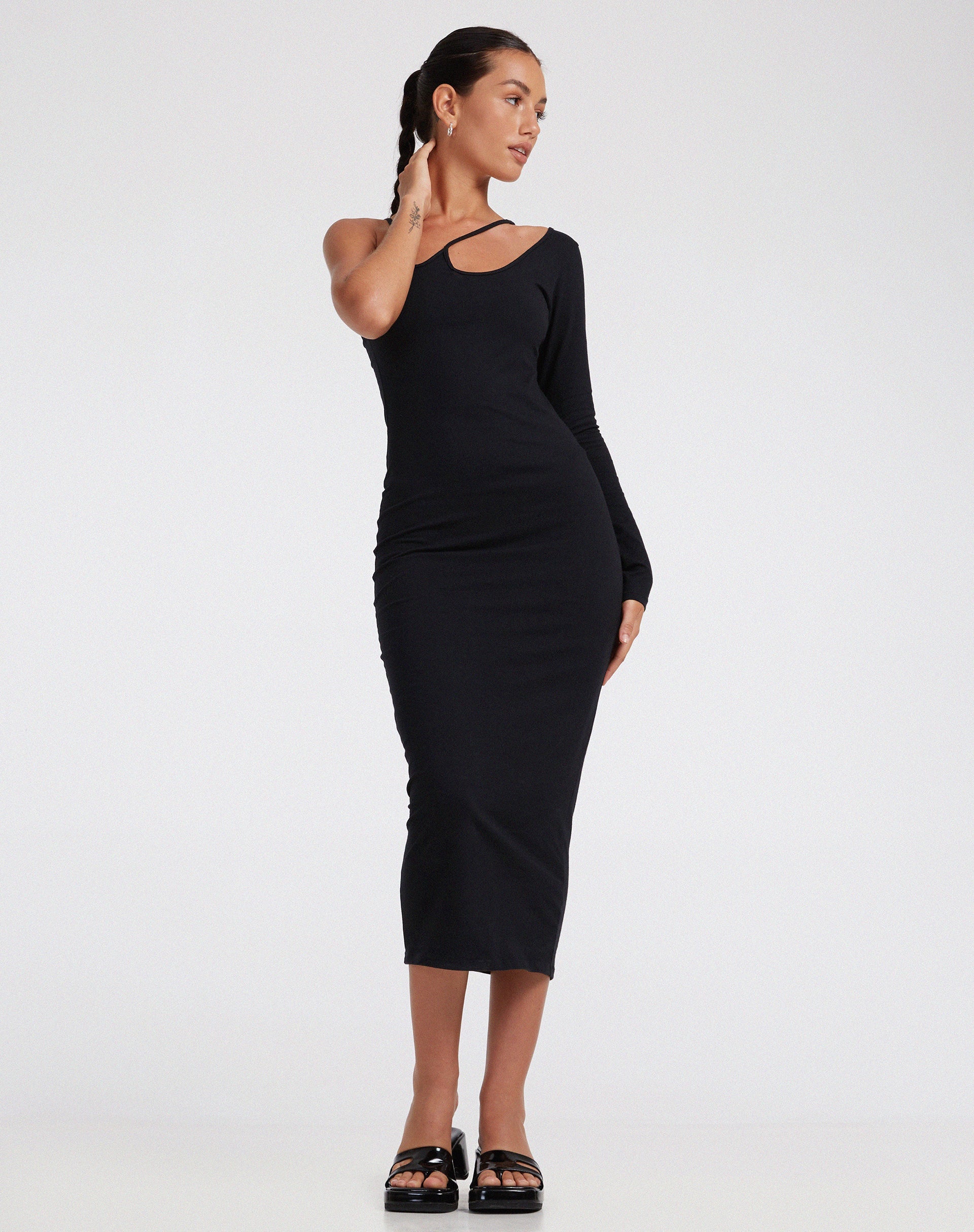 Afbeelding van Umage Maxi Dress in Lycra Zwart