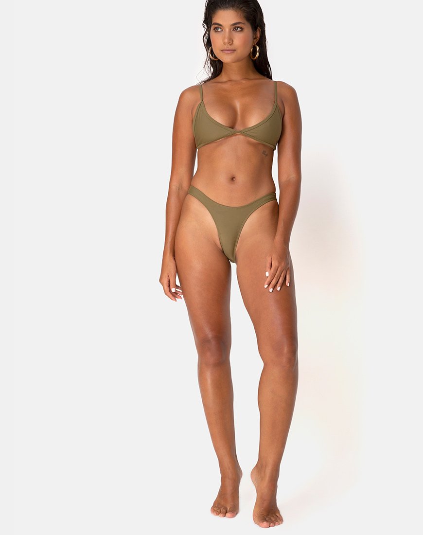 Afbeelding van Valda Bikinitop in Mat Khaki