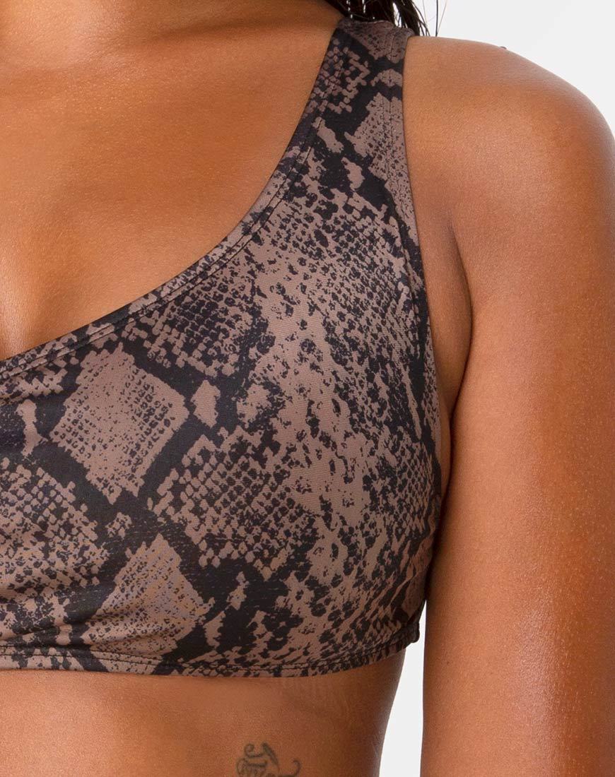 Afbeelding van Velo badpak in Snake Taupe
