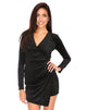 Afbeelding van Willow Bodycon Jurk in Zwart-Wit Stip