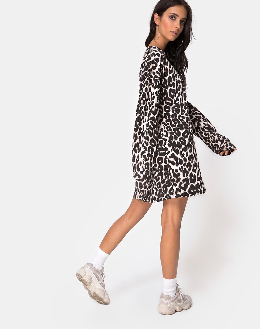 Afbeelding van Lotsun Jurk in Oversized Jaguar