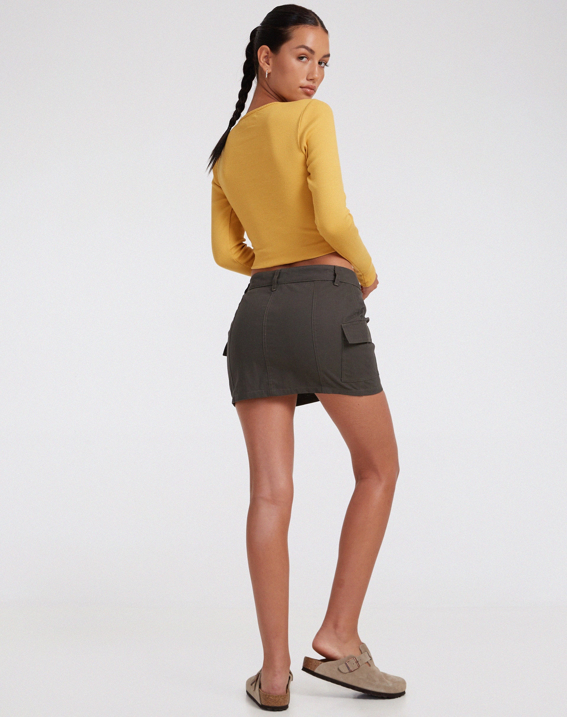 Afbeelding van Zehra Top in Rib Yolk Yellow